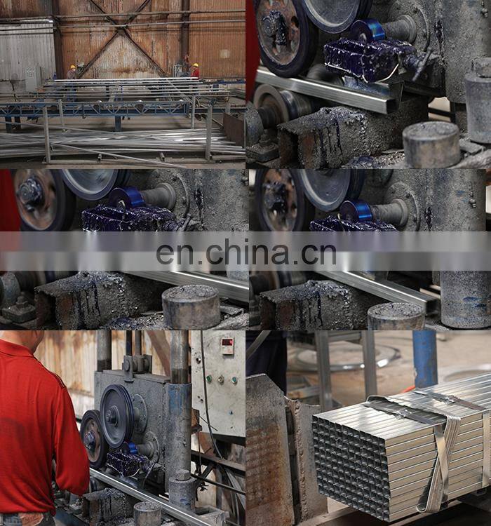 Supply square tube Galvanized square tube custom metal tube profile