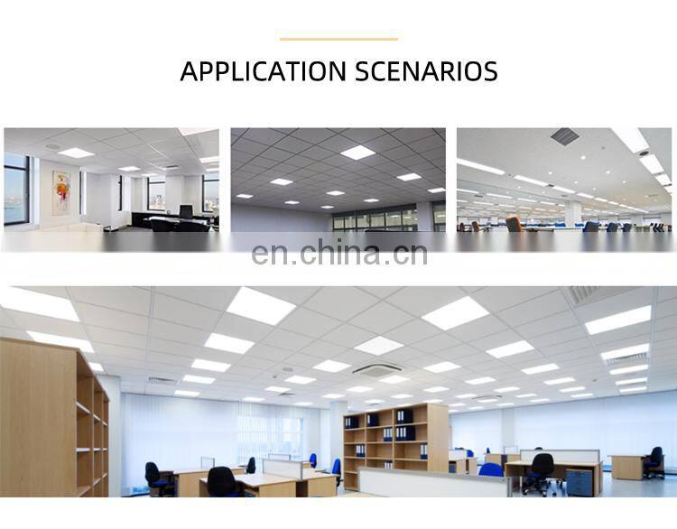 HUAYI High Efficiency 24Watt 36Watt Supermarket Office Commercial Frameless Square LED Slim Panel Light