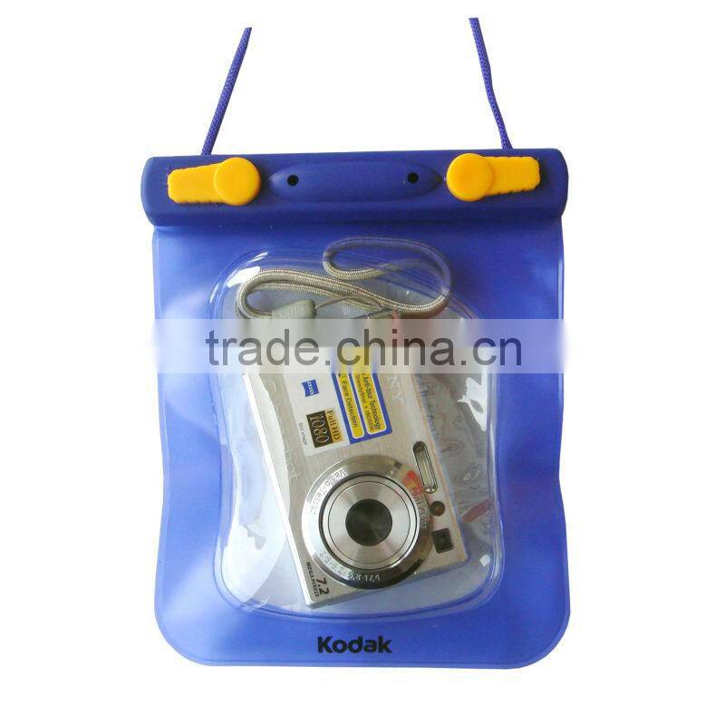 watertight waterproof case underwater camera bag for Nikon J1 with long shot