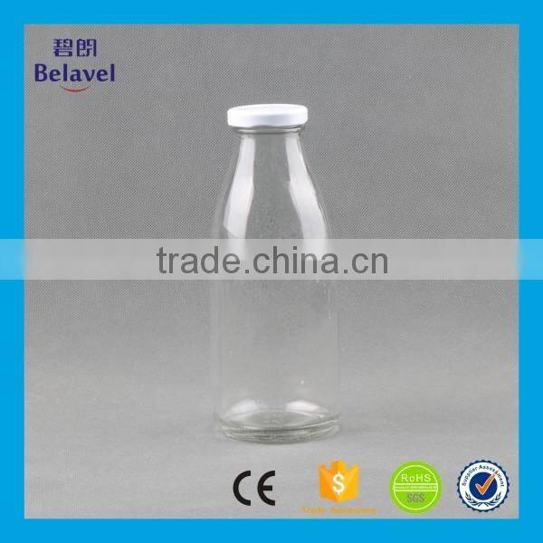 200ml 300ml 500ml high quality clear glass bottle milk bottles