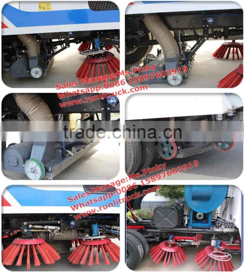 New Cheaper Price 7000Liters Street Cleaning Trucks Machine 7cbm Road Sweeper Trucks Hot Sales