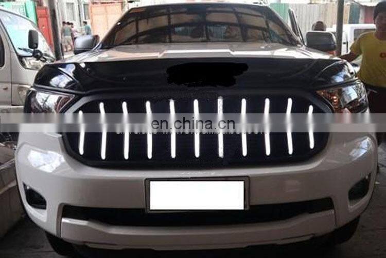 ABS LED Front Grille Cage Style Pickup Parts For Raptor Ranger T8 2018+