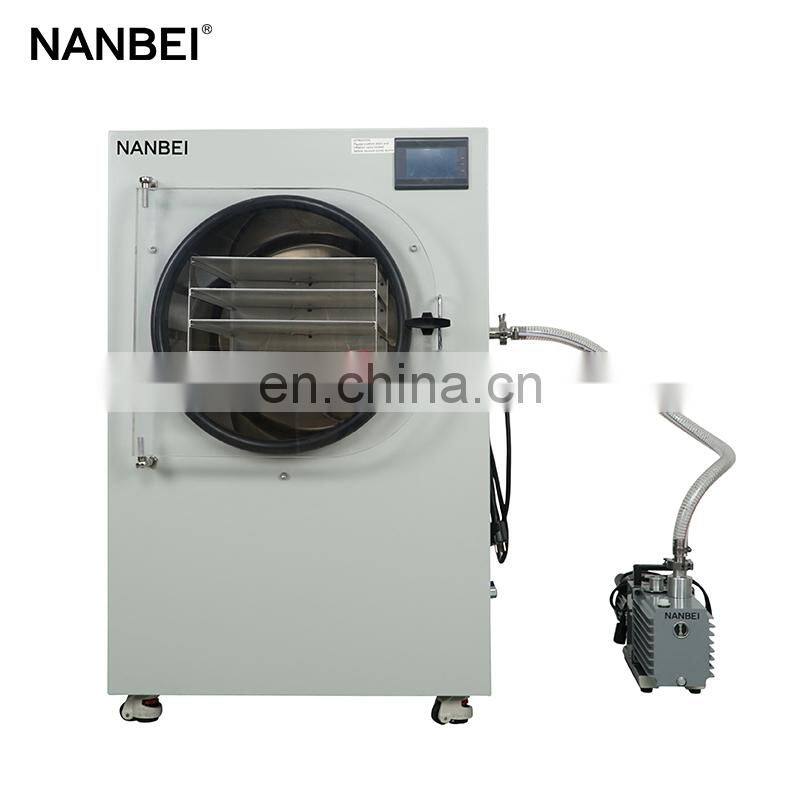 Pre-freezing function vacuum pilot lab commercial industrial freeze dryer for food
