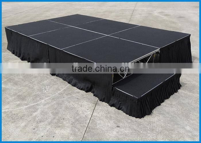ACS Mobile Folding Stage, Aluminum Stage Platform, Modular Stage for sale