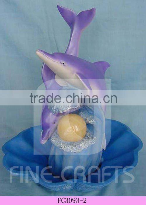 Dolphin tabletop fountain