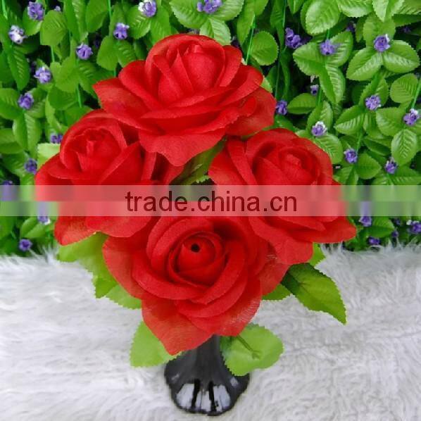 LS-007 artificial flower used for decoration(rose,peony,narcissus,clove)