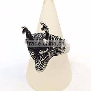 fashion jewelry rings for woman and men animal shape biker men's ring