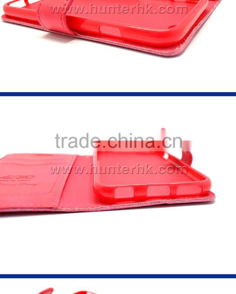 Best Quality Fabric Skin Book Case For iphone6S