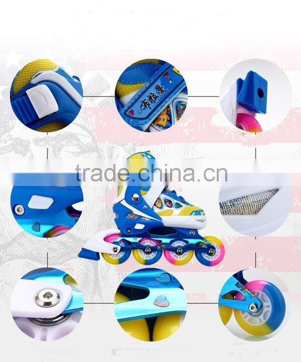 2016 Inline skate with Aluminum Frame and 70 mm pu flash wheels