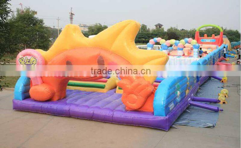 factory supply 0.55mm pvc event activity giant inflatable playground