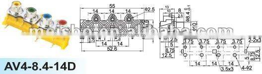 Female audio 12v dc converter to 220 ac