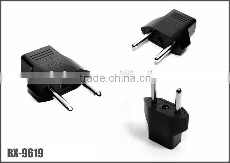 European round pin type 6A 125V new power daapter plug