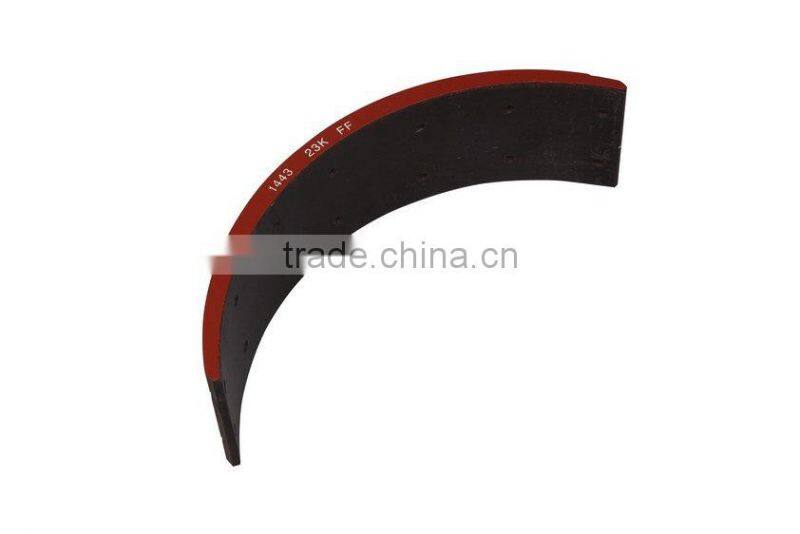 Alibaba China 1443 auto parts / brake shoe / brake lining