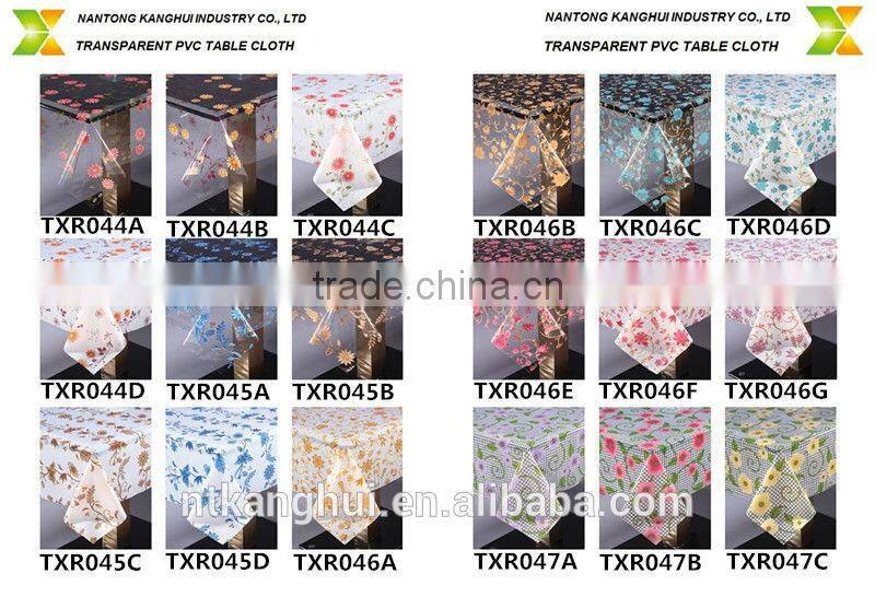 Flower new lamination PVC table cloth
