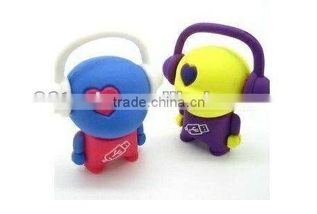 Cartoon character animal shape usb flash drive for kids