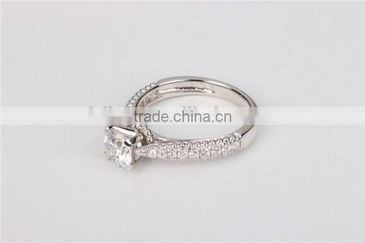 Top quality 925 silver adjustable women ring setting with AAA stones