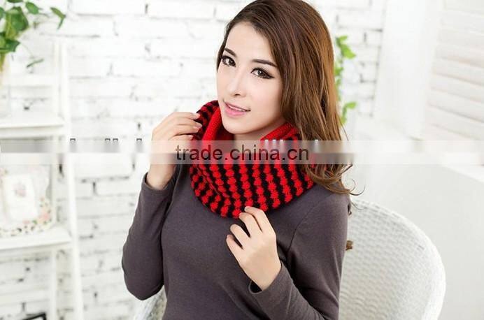 Fashion Assorted Color Wool Loop Lady Winter Scarf