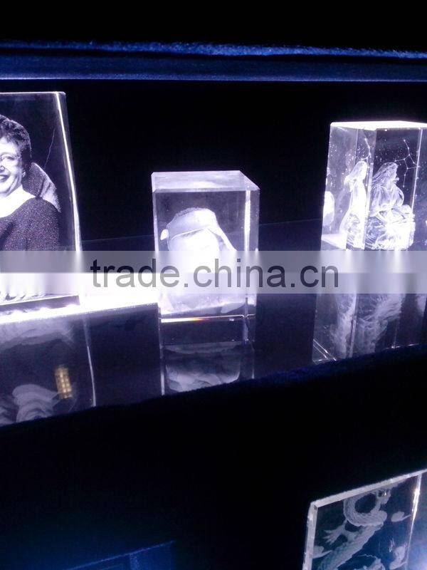 Remax-C1 3d photo crystal/crystal gifts/laser engraving