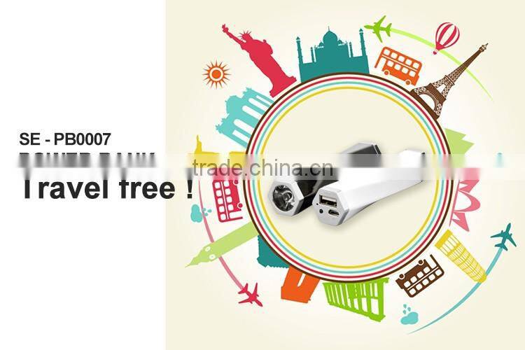 Portable Charger Power Bank with Smart LED light and 1800mAh capacity