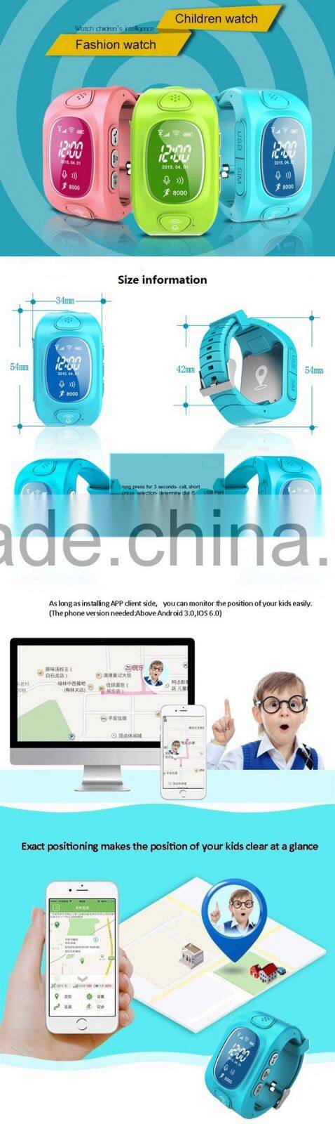 Low supply high demand gps tracker andriod smart watch,smartwatch for kids