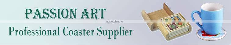 Ceramic with cork backing custom absorbent coasters