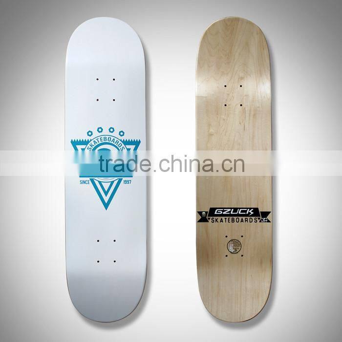 8.25 inch skateboard decks, 100% canadian maple cold pressing skateboard boards