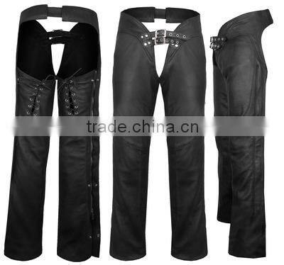 Motorcycle leather chap/Motorbike Leather chap/ Leather Chaps/WB-LC603