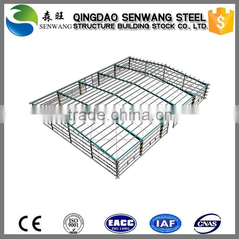 low cost automaticly light steel structure poultry layer broiler shed design