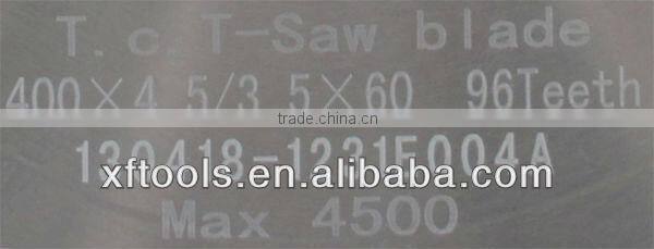 Panel sizing circular saw blade for chipboard cutting great quality
