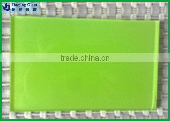 Haojing glass supplier 4mm 5mm 6mm spray painted glass