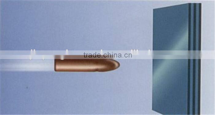 Made in china good quality 70mm bullet proof glass