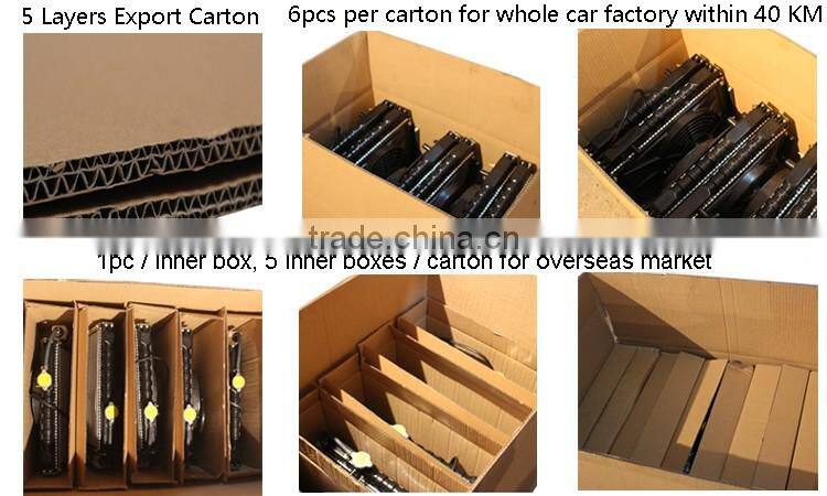 Vehicle Spare Parts Black Brazing All Aluminum Water Cooling Vehicle Radiator With 60W Cooling Fan