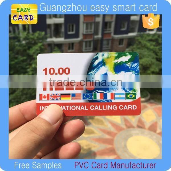Customized Printing Plastic Prepaid Phone Card