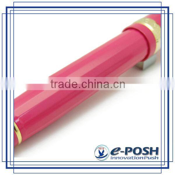 High-end gift metal pen set with polyhedron barrel