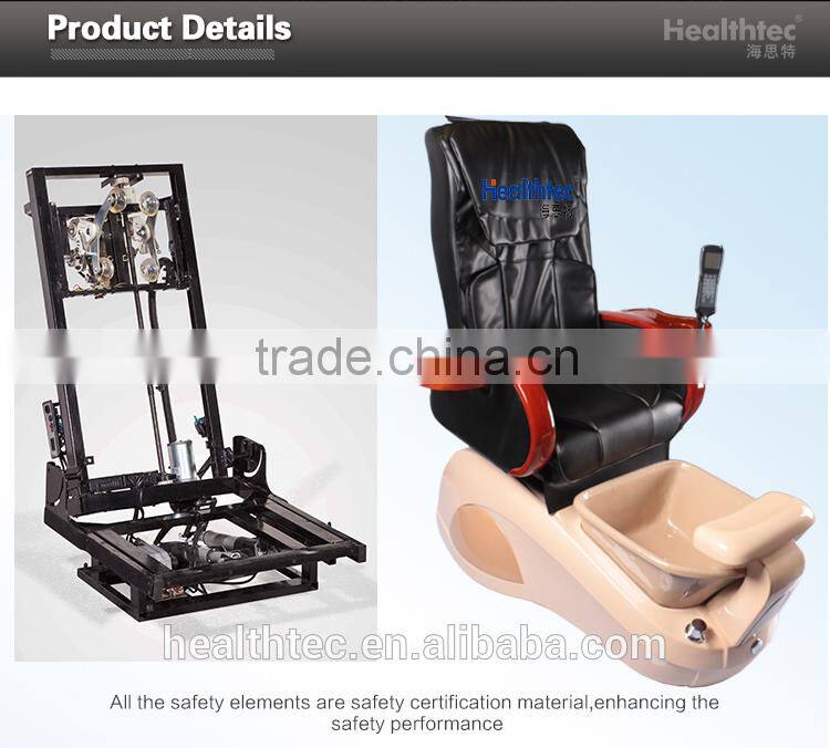 Black spa and salon equipment hairdresser used massageador