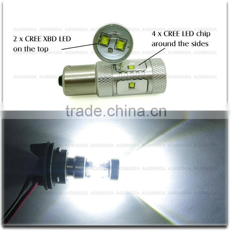 30W 600LM super bright car LED bulb 1156 BA15S CR 30W turn signal light