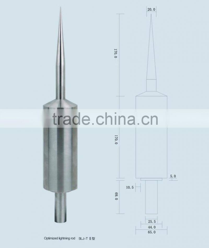 High quality lightning rod,berkley lightning rod shock,lightning arrester
