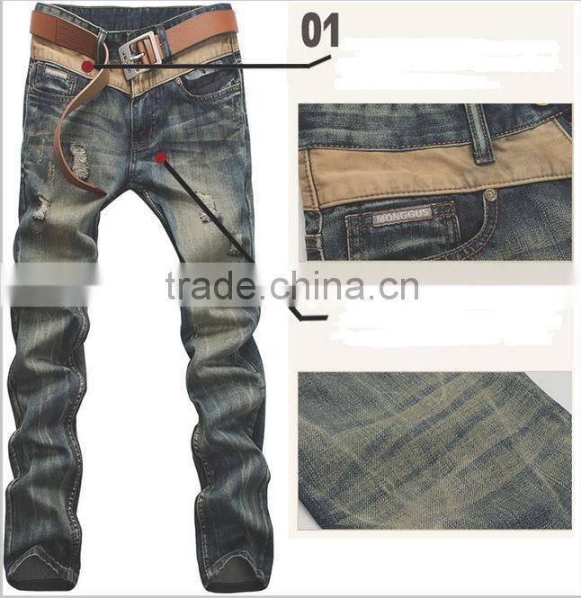 china oem damaged jeans manufacture