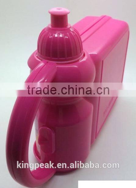 2016 Best Selling Kids Lunch Box Combo/Lunch box Combo Set for Pre-School/lunch box and water bottle set for kids