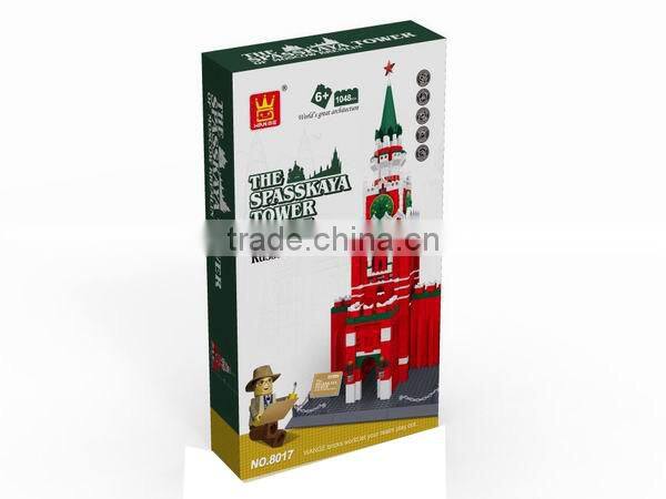 Scale Model Famous Building Block stacking blocks
