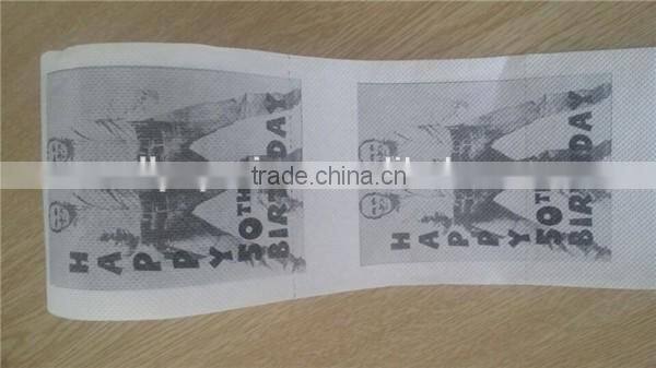 custom designed novelty printed toilet paper