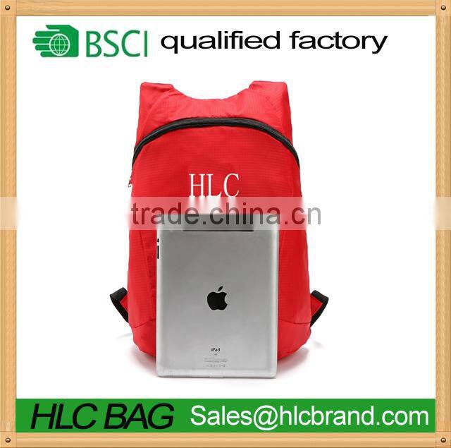 custom logo sports lightweight foldable backpack HL-PB085