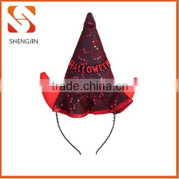 SJ-L1629 Party decoration witch hat Halloween headband