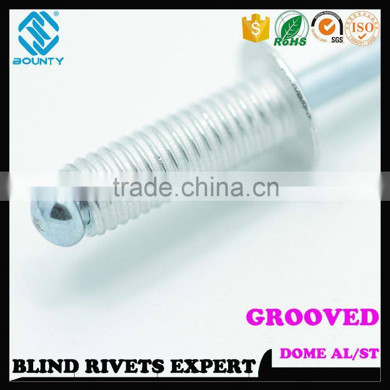 HIGH QUALITY FACTORY ALUMINUM GROOVED METAL TO WOOD POP BLIND RIVETS