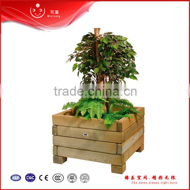 china park wooden planter box wholesale