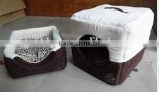 pet bed for dog /stuffed plush pet bed house/custom luxury dog bed