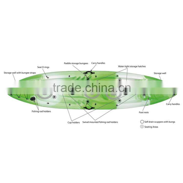 kayak sit on top / kayak ocean / racing kayak