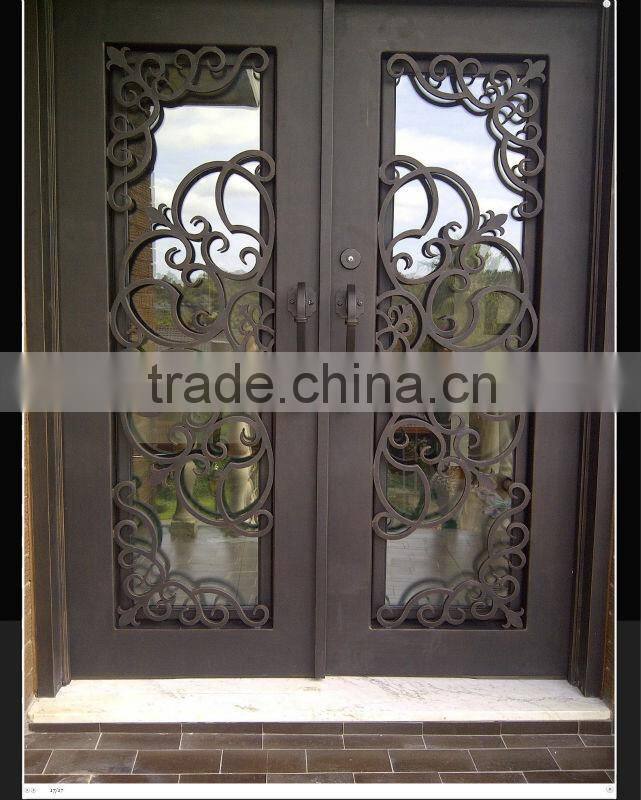 Top-selling handmade forging lobby entrance door