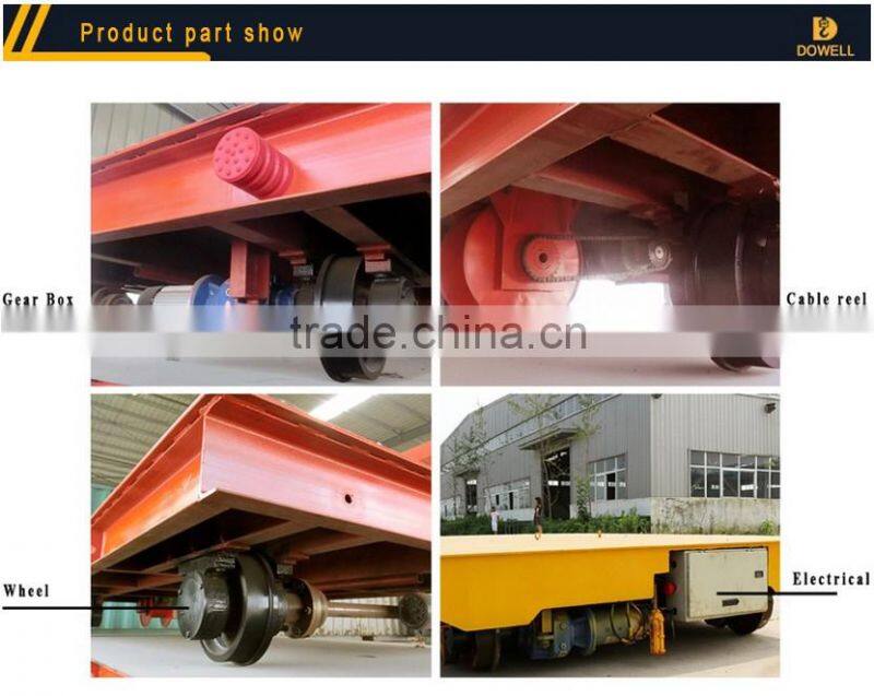 Heavy Duty Flat Cart & Flat Free Cart 10-300t motorized electric flat cart