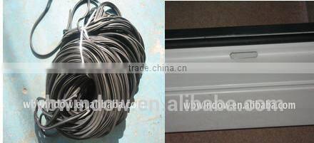 Elegant design white PVC hand crank window,Vinyl plastic crank open window